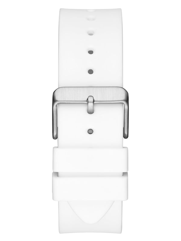 Guess white rubber strap watch cheap