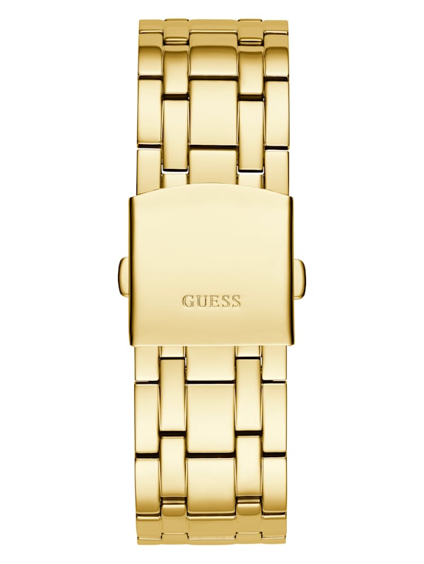 Gold Tone Rhinestone Multifunction Watch