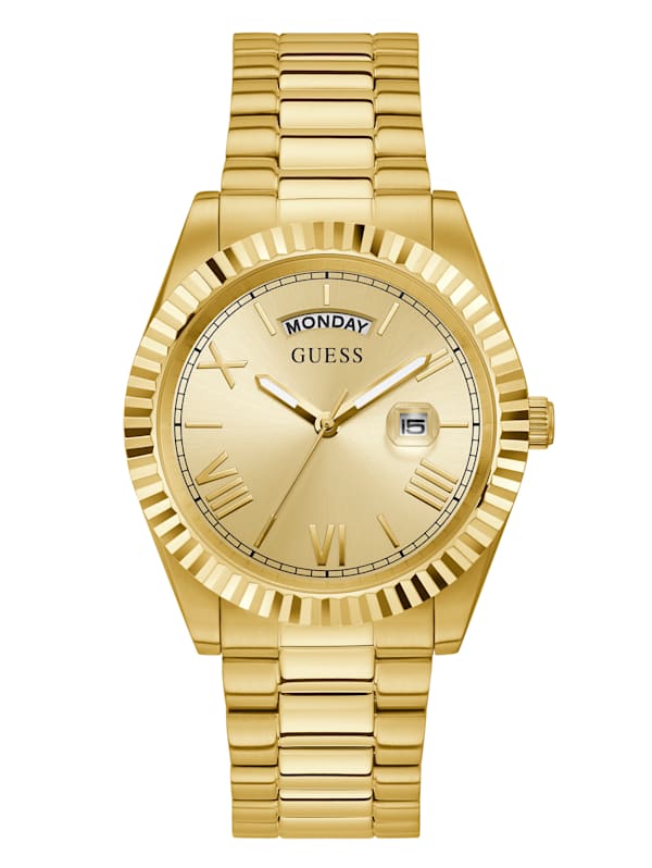 Gold Tone Analog Watch GUESS Canada