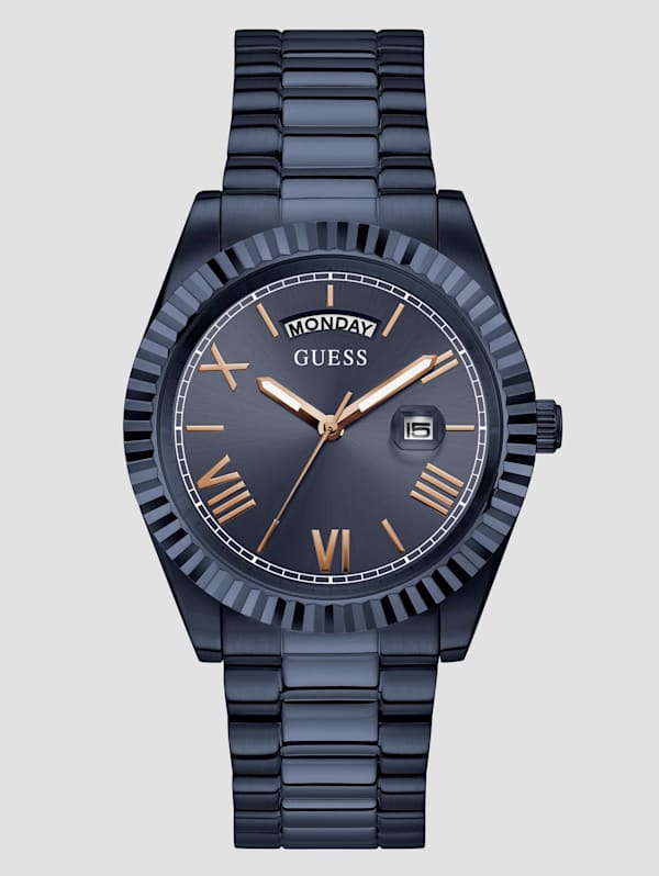 Guess watches blue dial clearance