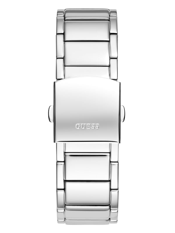 Silver Tone Barrel Analog Watch GUESS Canada