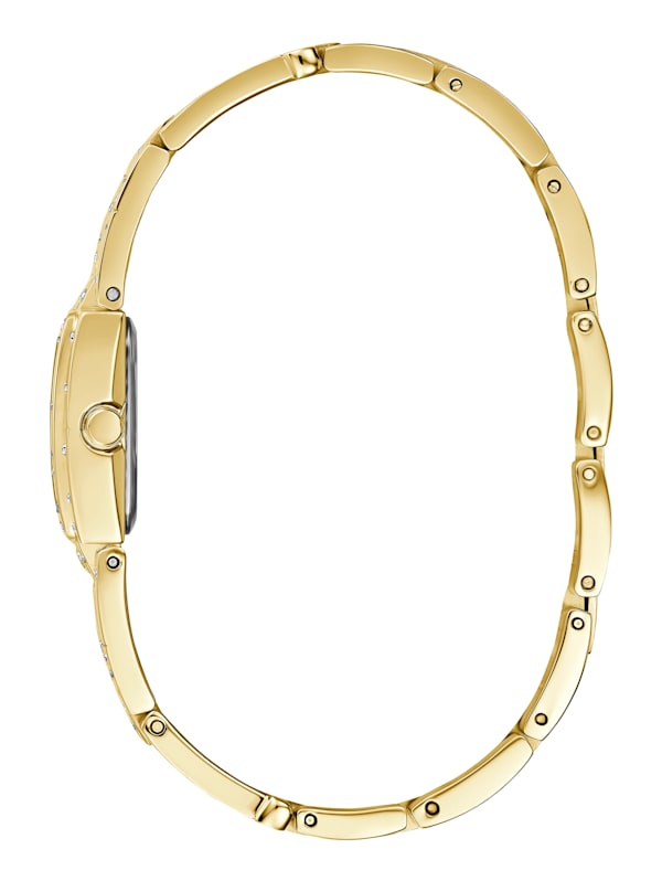 Guess women's stainless steel shop casual wire bangle bracelet watch