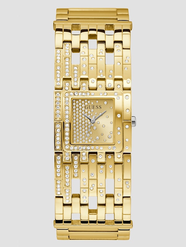 Guess watch gold diamond new arrivals