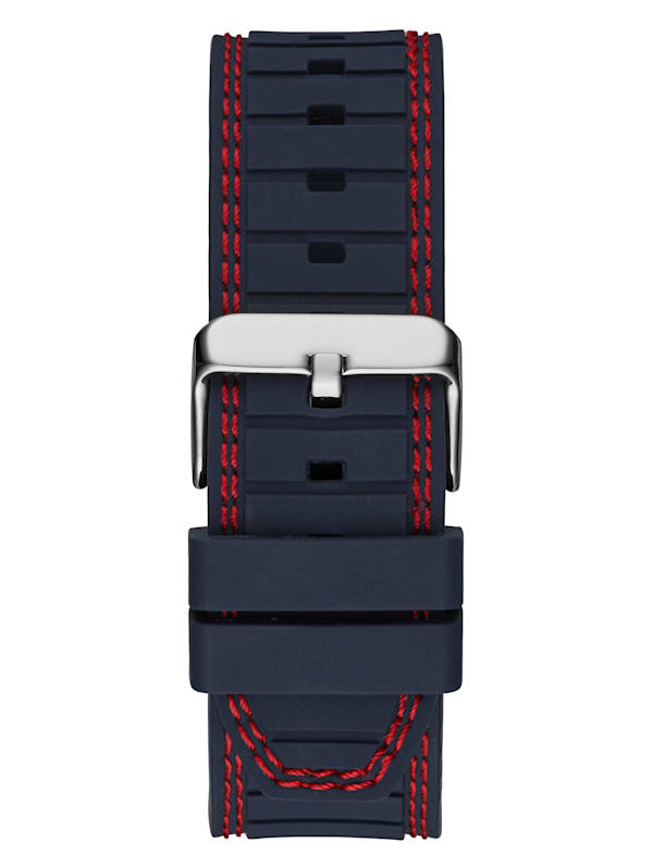 Navy Silicone Multifunction Watch GUESS Canada
