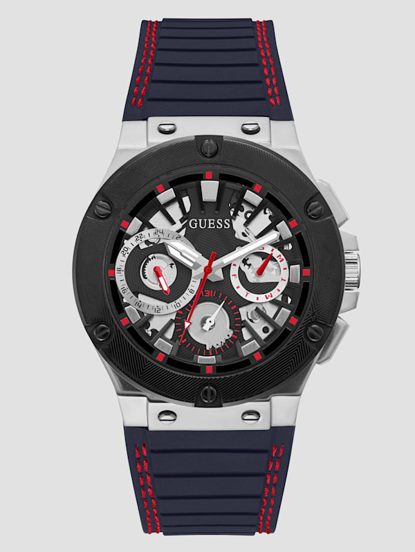 Guess watch blue band store