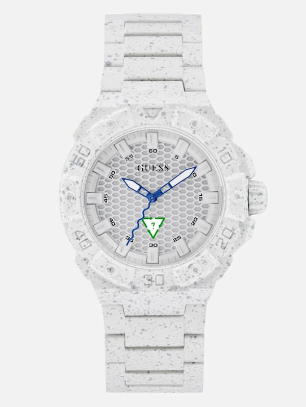 Guess iced out watch clearance