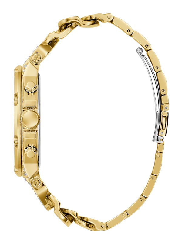 Guess gold chain clearance watch