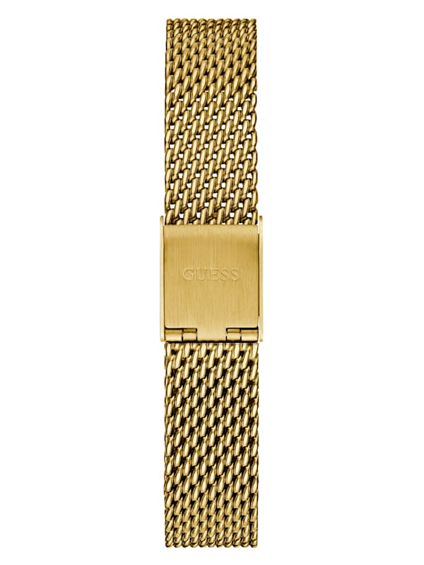 Guess gold mesh watch best sale