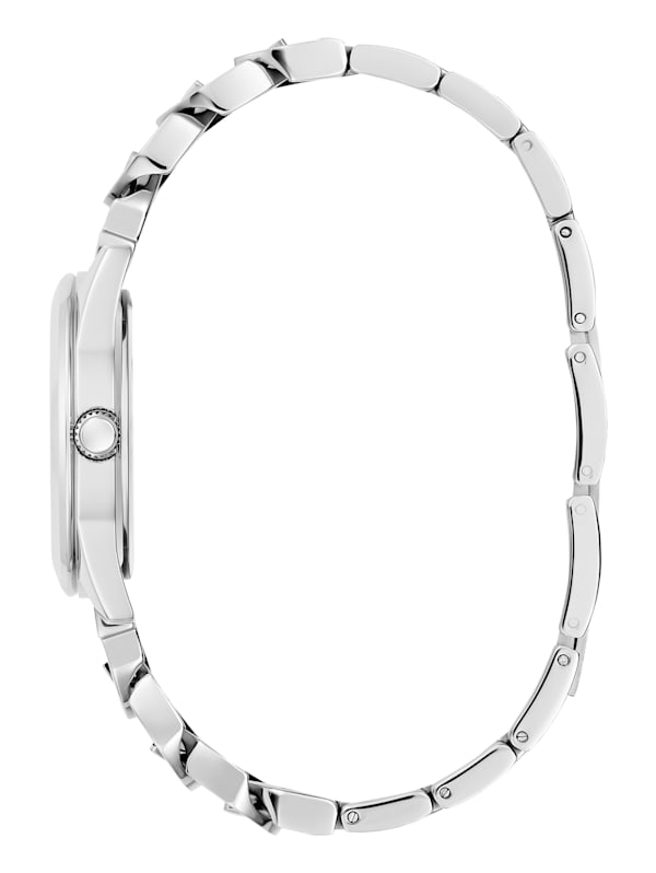 Silver Tone Analog Watch GUESS