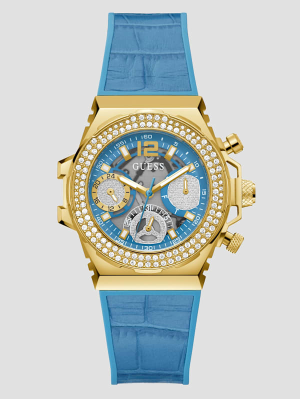 Guess watch blue gold online