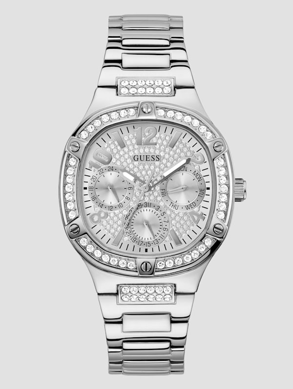 Guess silver watch outlet