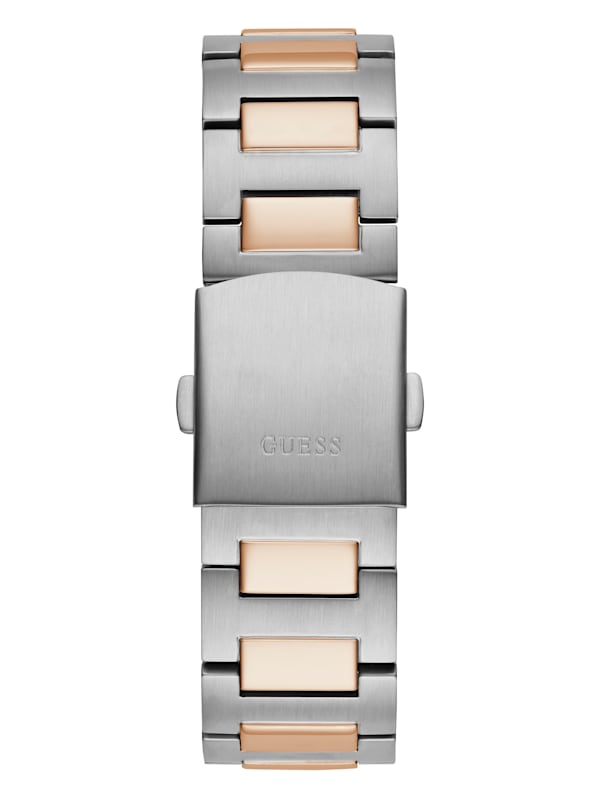 Multi-Tone and Blue Multifunction Watch | GUESS