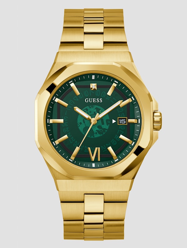 Gold diamond guess watch top