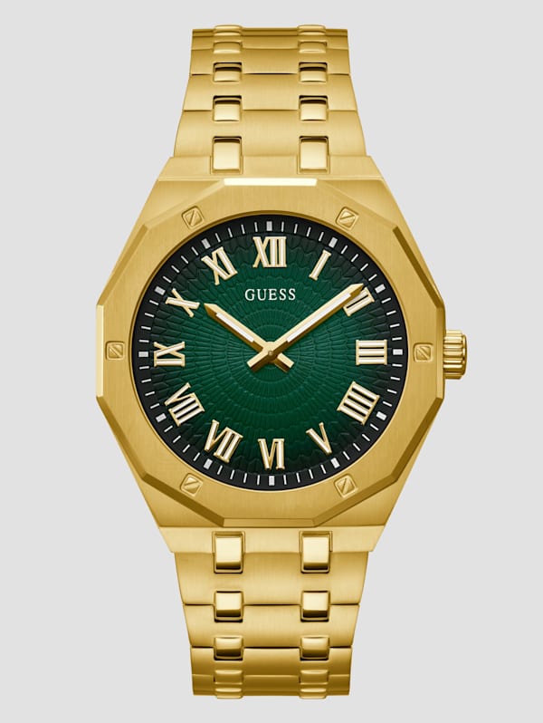 Guess green dial watch cheap