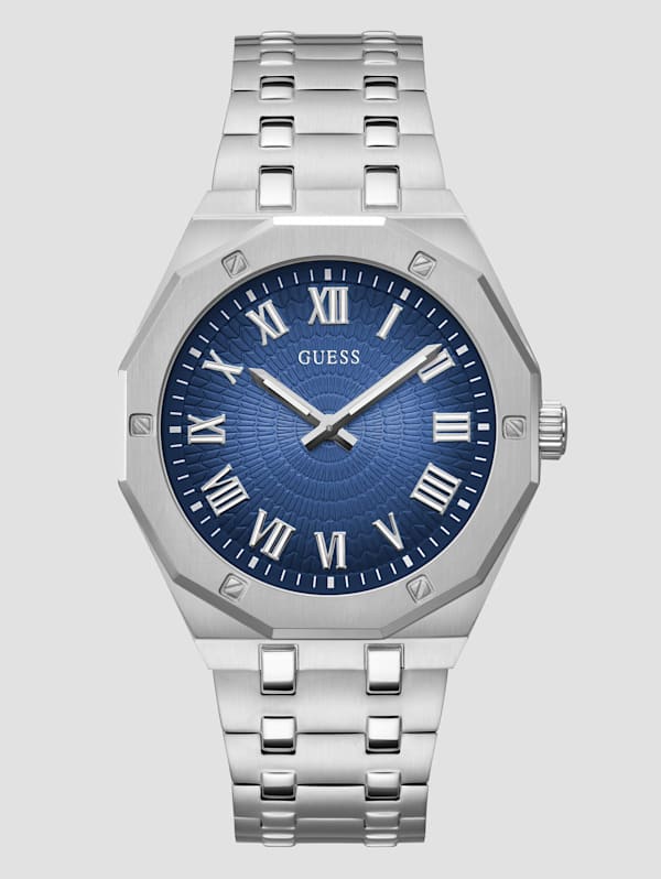 Guess watch blue face new arrivals