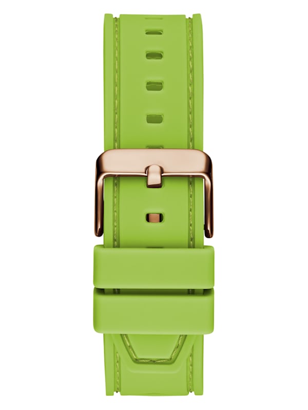 Lime Green Silicone Multifunctional Watch GUESS Canada