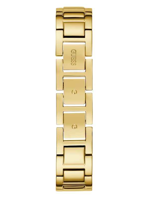 Gold Tone Chain Link Analog Watch