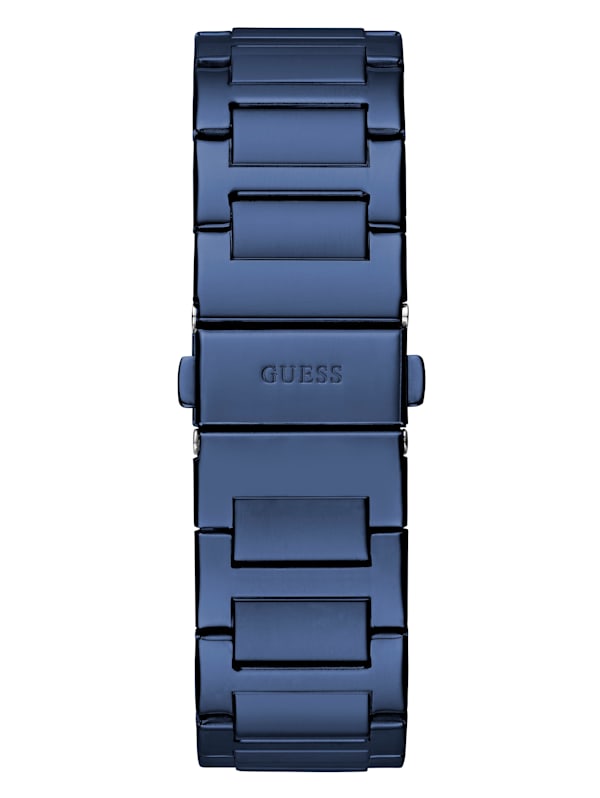 Guess blue metal watch clearance