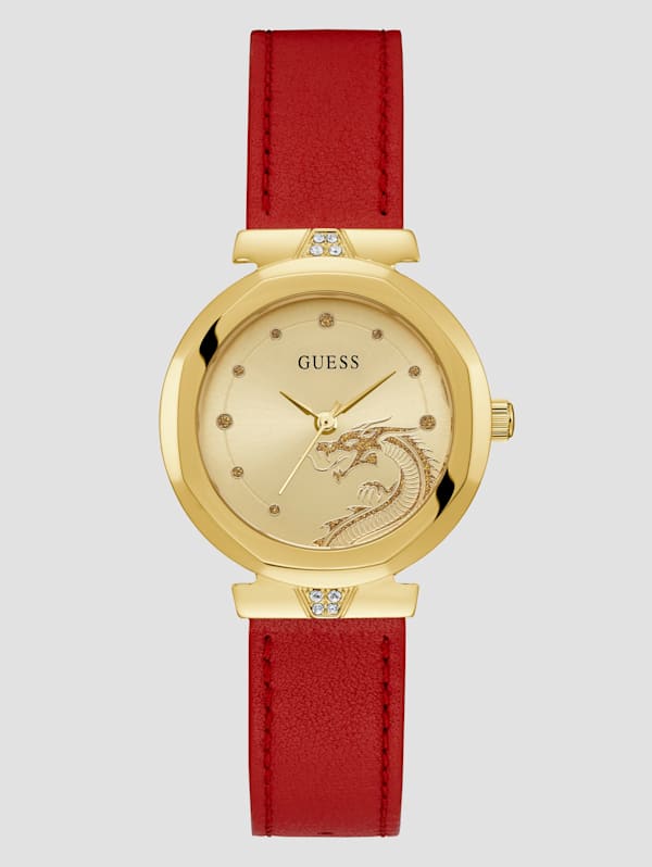 Montre guess 2025 rouge