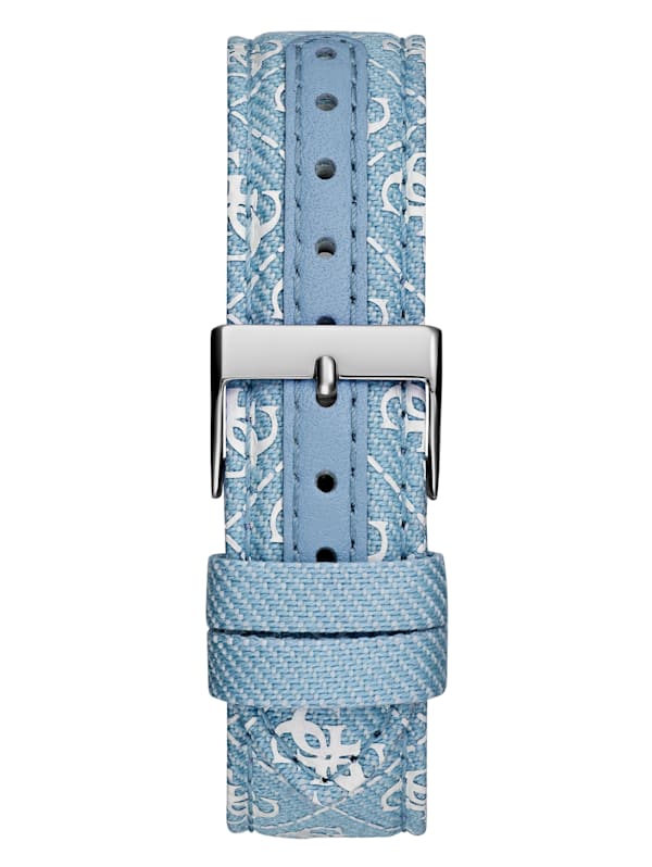 Blue Denim Analog Watch | GUESS Canada