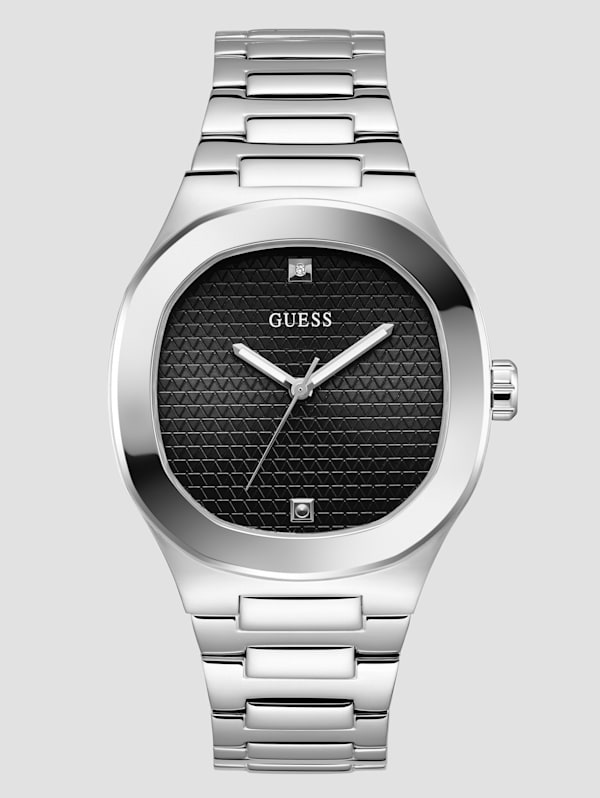 Guess Men s Stainless Steel Analog Watch