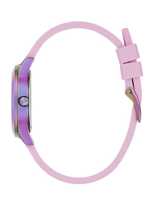 Iridescent Crystal Analog Watch GUESS Canada