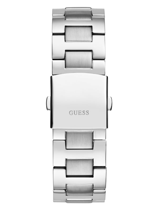 GUESS Mens Silver Tone Multi function Watch GW0703G1