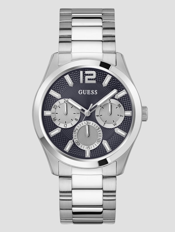 Guess watch men silver online