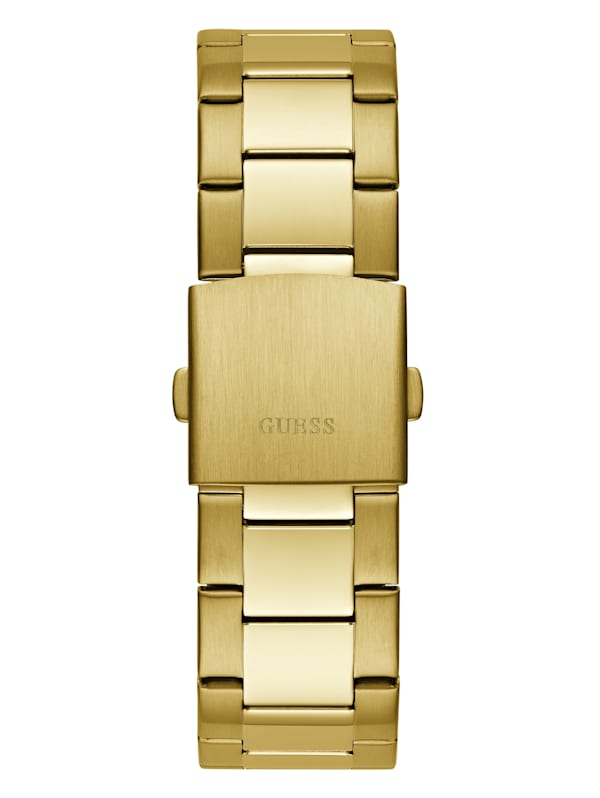 GUESS Mens Gold Tone Multi Function Watch Model GW0707G3