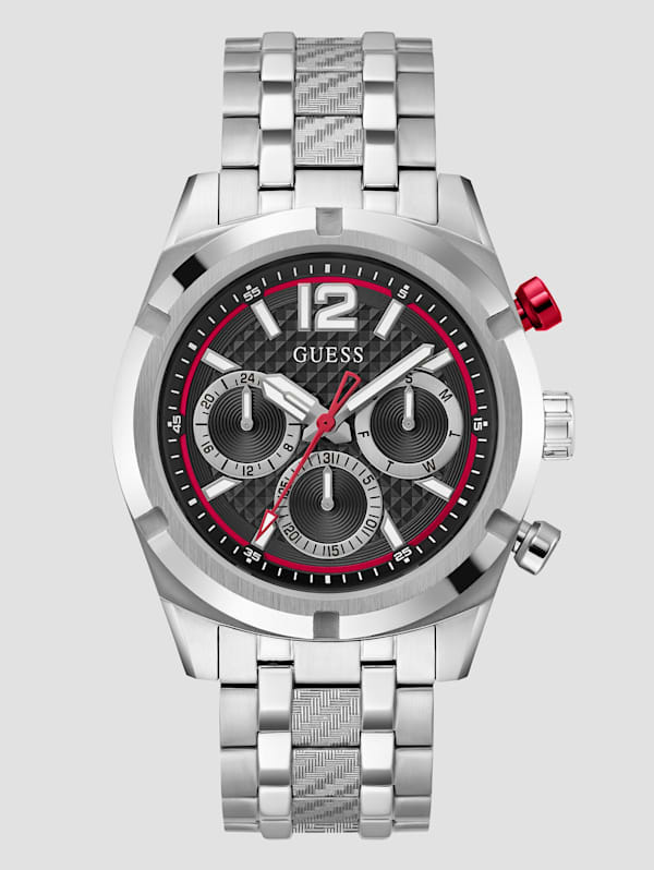 Guess waterpro 100m 330ft silver clearance