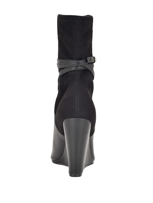 Guess wedge booties clearance