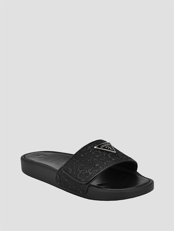 Guess slides mens clearance