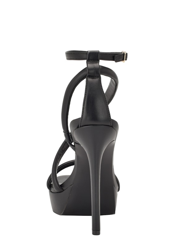 Guess black strappy heels 2025