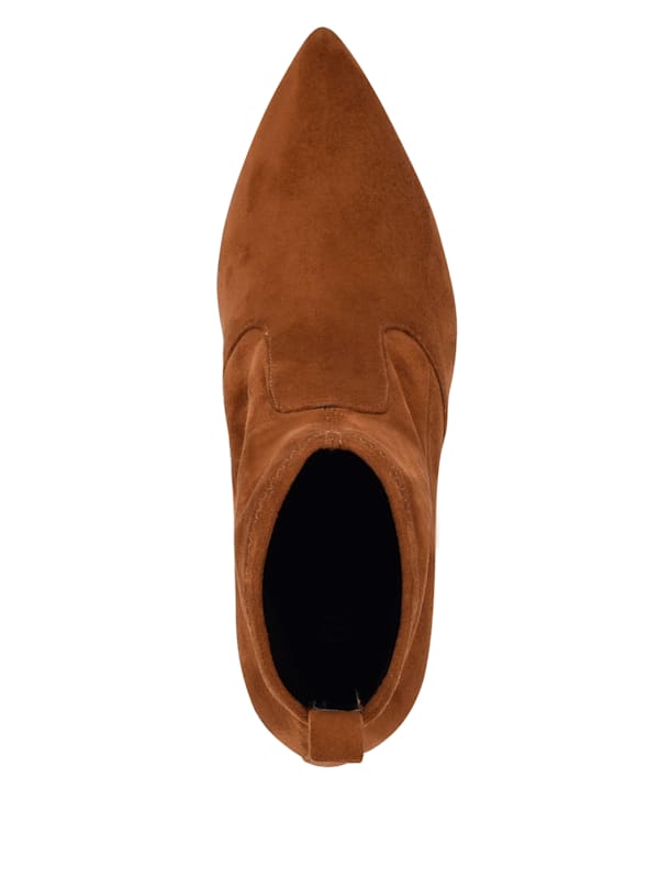 Dafina Faux Suede Sock Booties GUESS Canada