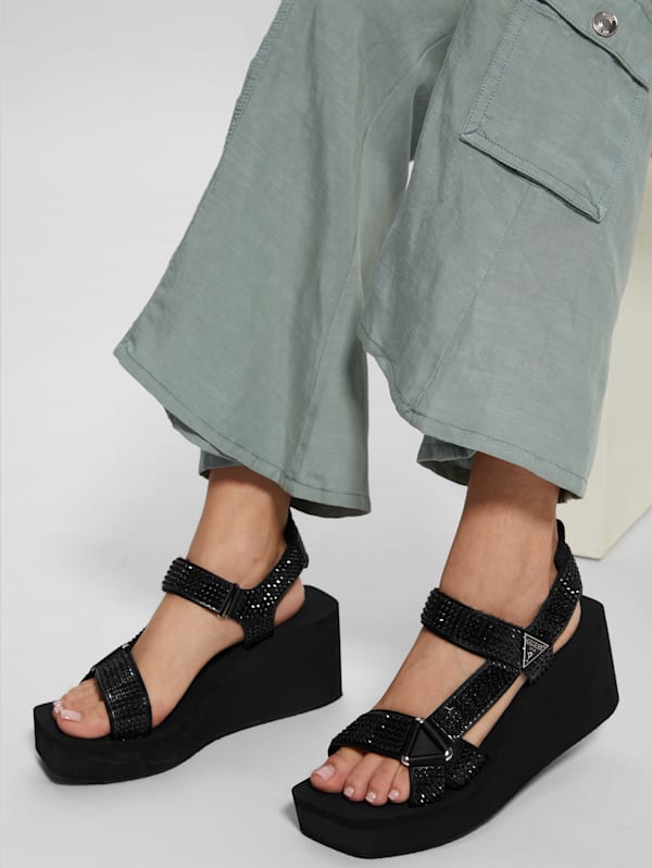 Dawsin Rhinestone Wedges