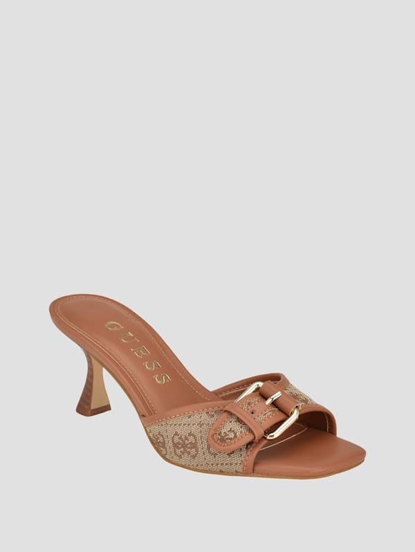 Guess logo heels online