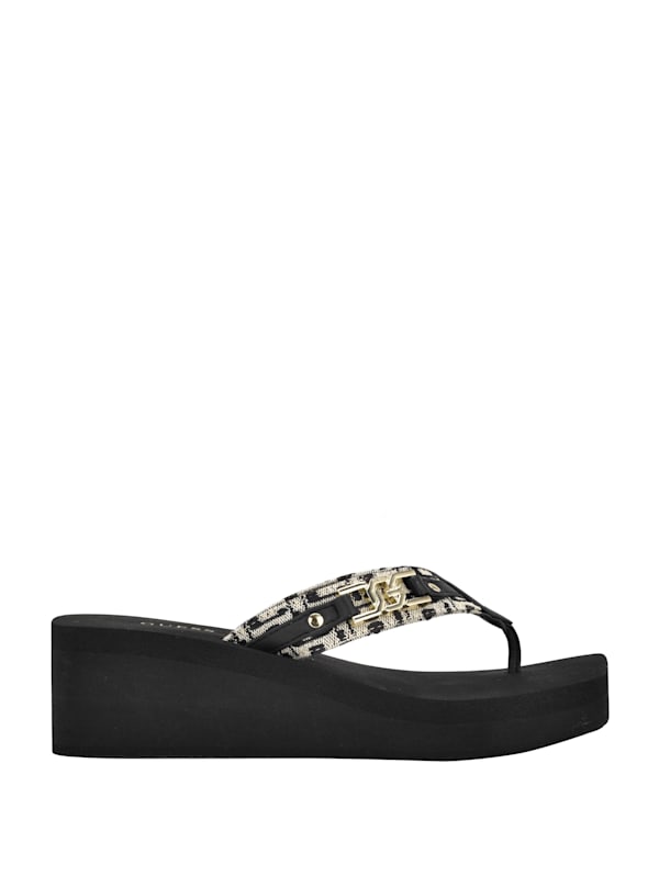 Guess sierra wedge flip flop new arrivals