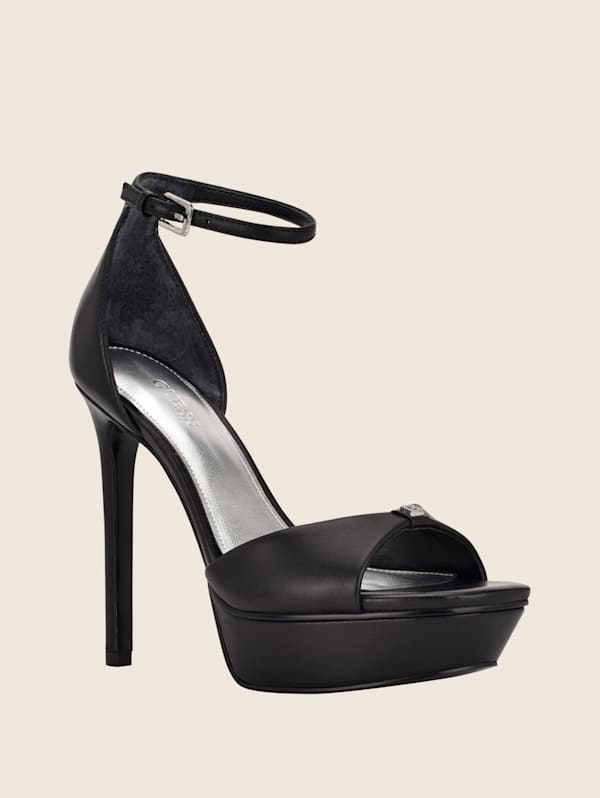 Guess black high heels discount