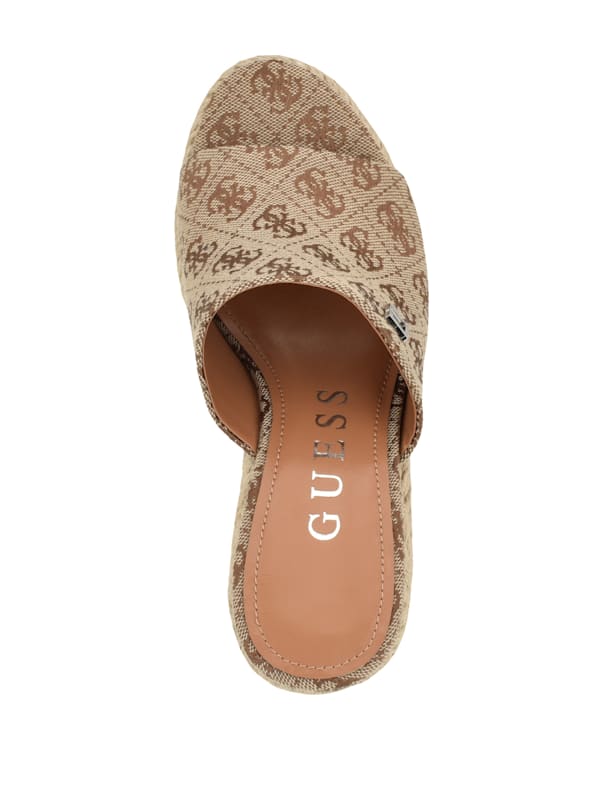 Guess tan wedges on sale