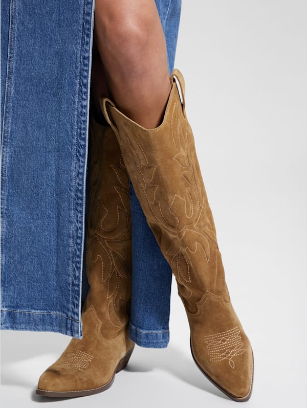 Ginnifer Knee High Cowboy Boots