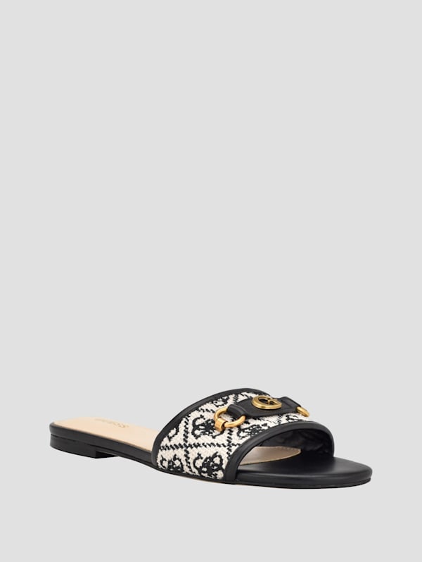 Guess Himifa Women's Sandals Black Logo : 7 M