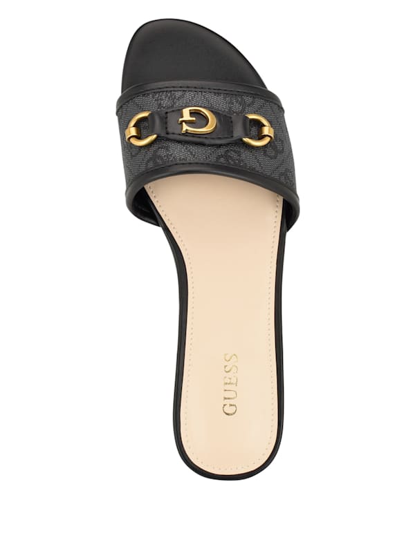 Hammi Logo Slide Sandals GUESS
