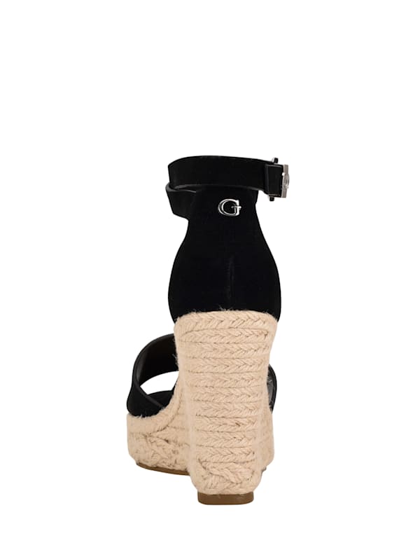 Guess black espadrilles shop