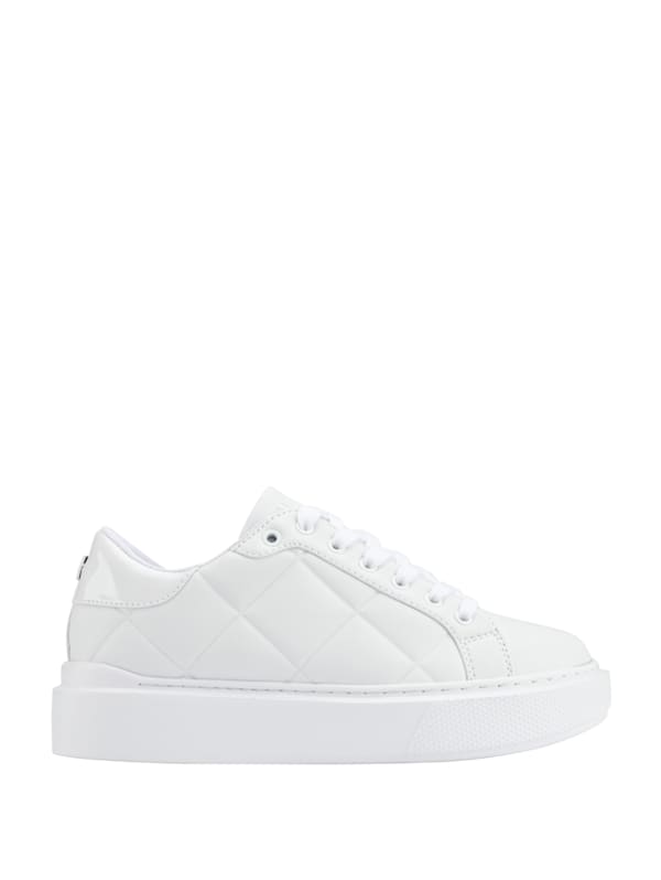 Guess white quilted sneakers outlet