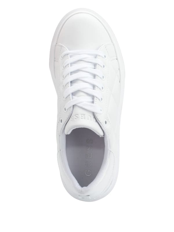 Guess white quilted sneakers new arrivals
