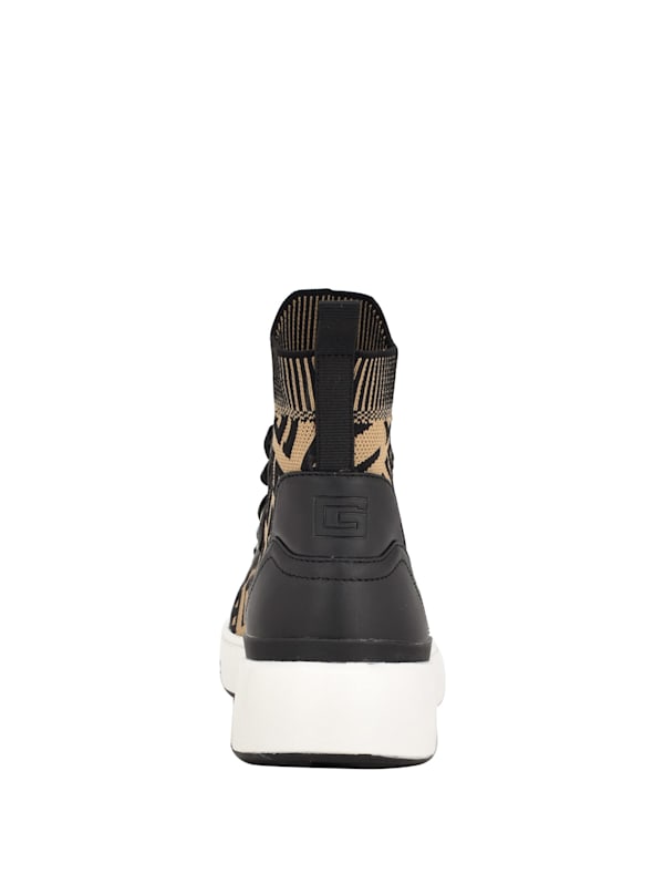 Mannen Logo Knit High Top Sneakers GUESS Canada