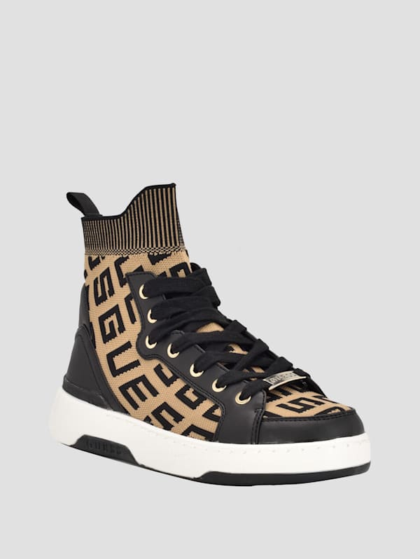 High top guess sneakers 2025