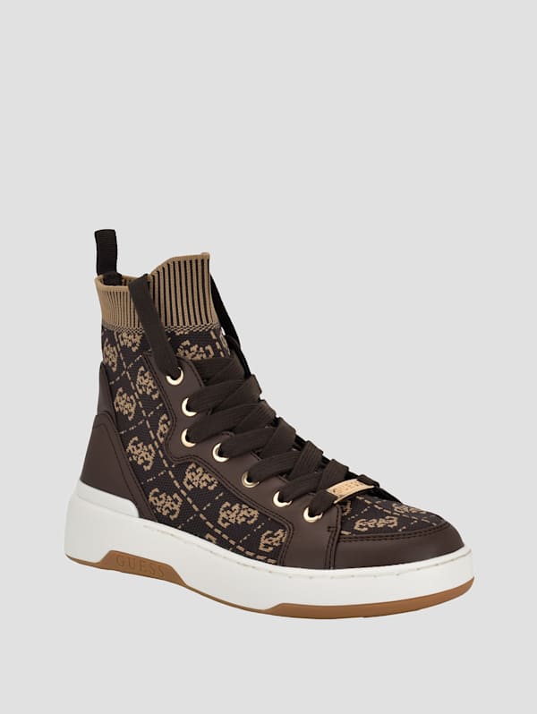 Guess high top sneaker deals