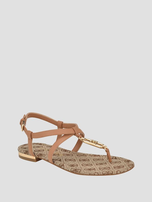 Guess tan sandals shop