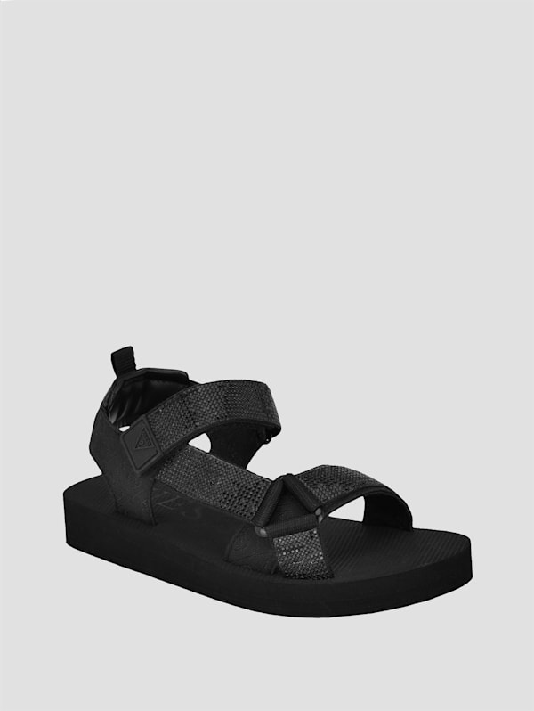 Nylaha Rhinestone Flatform Sandals GUESS Canada